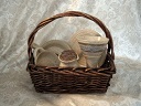 communion pottery travel set made by Debra Ocepek of Ocepek Pottery photo of communion pottery travel set made by Debra Ocepek of Ocepek Pottery