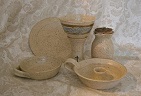 communion pottery made by Debra Ocepek of Ocepek Pottery photo of communion pottery made by Debra Ocepek of Ocepek Pottery