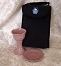 communion pottery travel set made by Debra Ocepek of Ocepek Pottery photo of communion pottery travel set made by Debra Ocepek of Ocepek Pottery