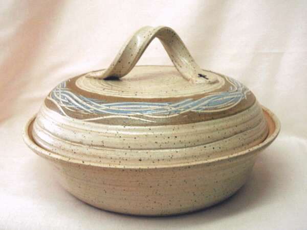 photo of Baptismal Bowl in Otoe glaze by Ocepek Pottery