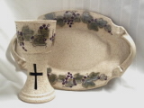 photo of earthen vessels communion set