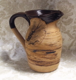 photo of communion flagon made by Debra Ocepek of Ocepek Pottery