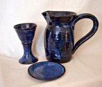 photo of communion pottery communionware made by Debra Ocepek of Ocepek Pottery