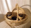 travel communion pottery communionware set made by Debra Ocepek of Ocepek Pottery photo of travel communion pottery communionware set made by Debra Ocepek of Ocepek Pottery