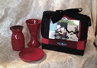 travel communion pottery communionware set made by Debra Ocepek of Ocepek Pottery photo of travel communion pottery communionware set made by Debra Ocepek of Ocepek Pottery