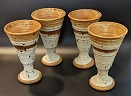 photo of 4 small communion travel goblets