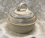 photo of Host Box pyx in Spirit glaze by Ocepek Pottery