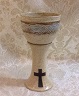 photo of stoneware communion chalice made by Debra Ocepek of Ocepek Pottery