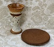photo of small communion travel goblet and paten