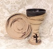 photo of communion pottery made by Debra Ocepek of Ocepek Pottery