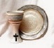 click for info on regular full size chalice and paten set