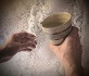 photo of communion pouring chalice, tipping chalice